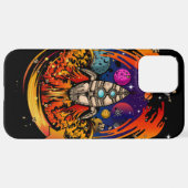 Coque iPhone 12 Pro Max Exploser le vaisseau spatial (Retour horizontal)