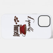 Coque iPhone 12 Pro Max Exprimez-vous Café Jeu de mots Express Yourself (Verso Horizontal)