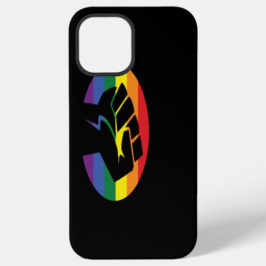 Coque iPhone 12 Pro Max Fierté Gay Pride (Verso)