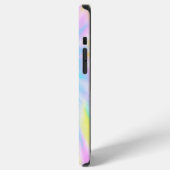 Coque iPhone 12 Pro Max Flamingo Rose Moderne Tie Dye (Côté gauche)
