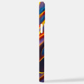 Coque iPhone 12 Pro Max Flammes rouges bleues Abstraites (Côté droit)