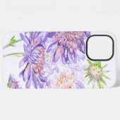 Coque iPhone 12 Pro Max fleurs (Verso Horizontal)
