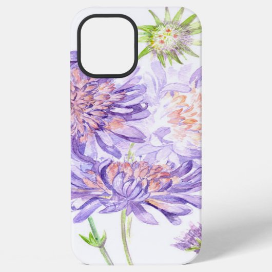Coque iPhone 12 Pro Max fleurs de prairie (Verso)