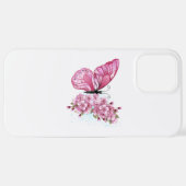 Coque iPhone 12 Pro Max Flower Butterfly (Retour horizontal)