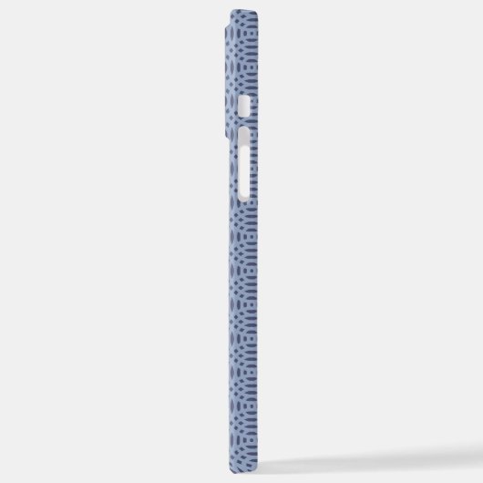 Coque iPhone 12 Pro Max formes circulaires motif transparent (Côté gauche)