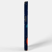 Coque iPhone 12 Pro Max Fusée spatiale mignonne et conception d'espace ext (Côté droit)