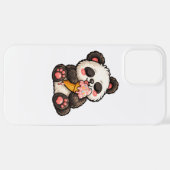 Coque iPhone 12 Pro Max Glace Panda Mignon (Retour horizontal)