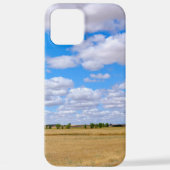 Coque iPhone 12 Pro Max Harvested wheat fields (Verso)