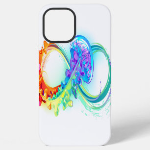 Coque iPhone 12 Pro Max Infini avec méduse arc-en-ciel