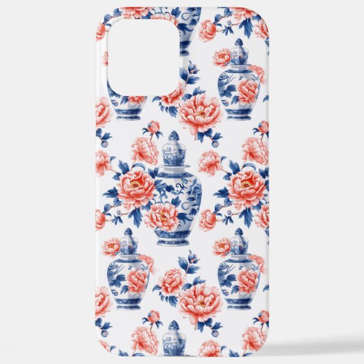 Coque iPhone 12 Pro Max Jarre en gingembre de chinoiserie grandmillénarist (Verso)
