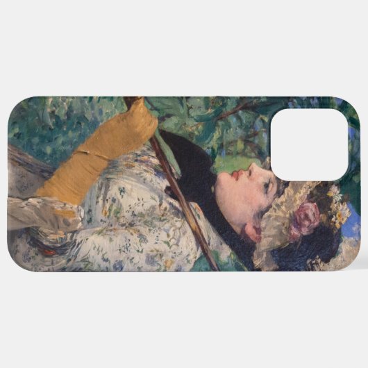 Coque iPhone 12 Pro Max Jeanne (Printemps) Par Édouard Manet (Retour horizontal)