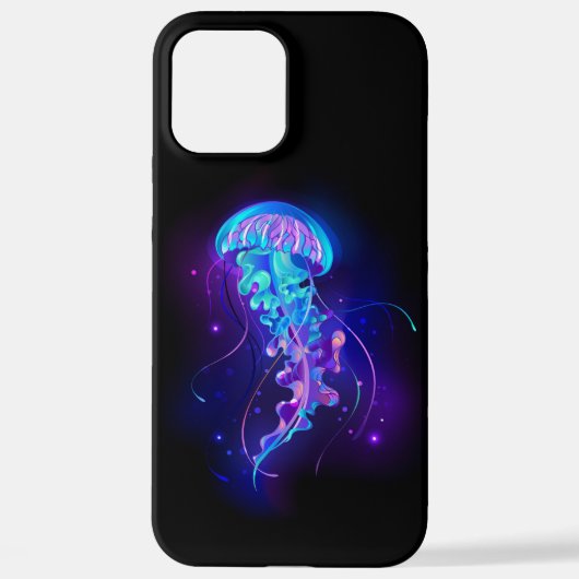 Coque iPhone 12 Pro Max Jellyfish éclatante couleur (Verso)