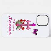 Coque iPhone 12 Pro Max Jésus (Verso Horizontal)