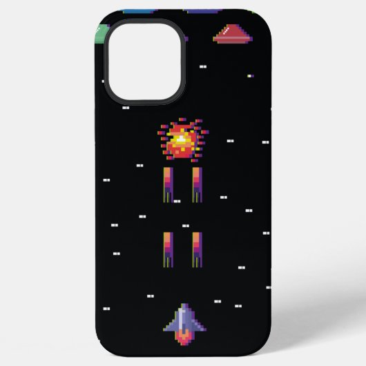 Coque iPhone 12 Pro Max Jeu vidéo d'arcade Rétro 1908s (Verso)