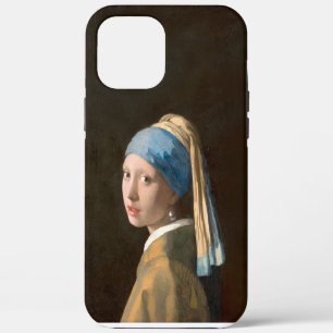 Coque iPhone 12 Pro Max Jeune fille au collier de perles de Johannes Verme