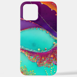 Coque iPhone 12 Pro Max Joli Art De La Plage Abstrait