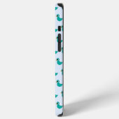 Coque iPhone 12 Pro Max Joli oiseau bleu (Côté gauche)