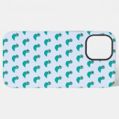 Coque iPhone 12 Pro Max Joli oiseau bleu (Verso Horizontal)