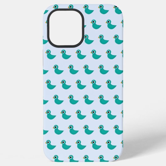Coque iPhone 12 Pro Max Joli oiseau bleu (Verso)