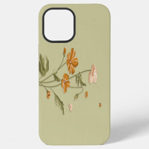 Coque iPhone 12 Pro Max Joli orange girly floral en fleurs Case-Mate