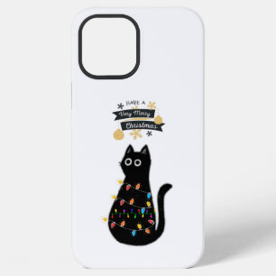 Coque iPhone 12 Pro Max Joyeux Noël aux mamans et papas chats.chatons