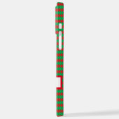 Coque iPhone 12 Pro Max Joyeux Noël rouge et coque vert (Côté gauche)