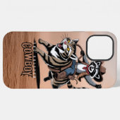 Coque iPhone 12 Pro Max Le cowboy de la créature (Verso Horizontal)