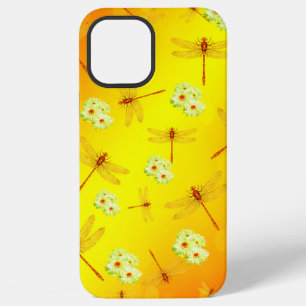Coque iPhone 12 Pro Max Libellules Et Pâquerettes,