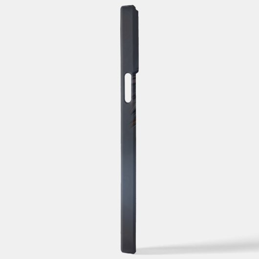 Coque iPhone 12 Pro Max Loup noir (Côté droit)