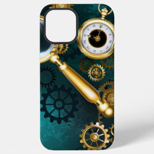Coque iPhone 12 Pro Max Loupe de style Steampunk