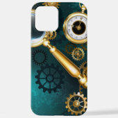 Coque iPhone 12 Pro Max Loupe en style Steampunk (Verso)