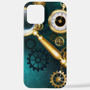 Coque iPhone 12 Pro Max Loupe en style Steampunk