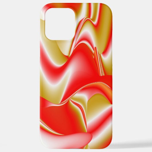 Coque iPhone 12 Pro Max Love and Gold Abstrait 3D Rainbowart (Verso)
