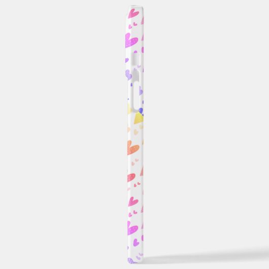 Coque iPhone 12 Pro Max Love Hearts Samsung Galaxy Coque (Côté gauche)