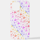 Coque iPhone 12 Pro Max Love Hearts Samsung Galaxy Coque (Verso)