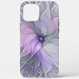 Coque iPhone 12 Pro Max Magnifique beauté moderne abstraite fleur d'art fr