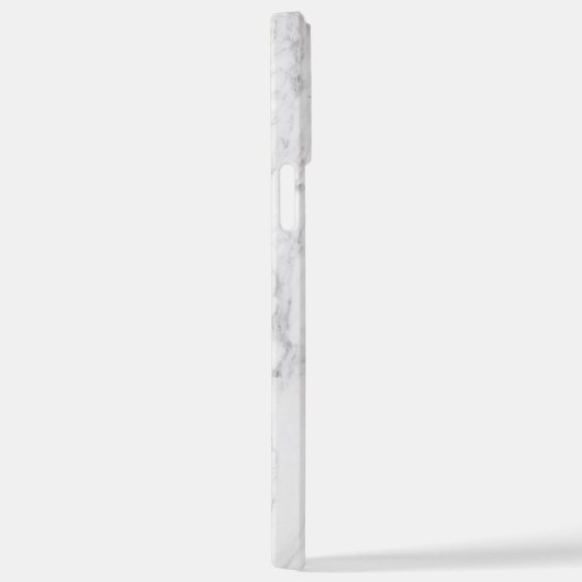 Coque iPhone 12 Pro Max Marbre blanc (Côté droit)