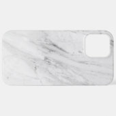 Coque iPhone 12 Pro Max Marbre blanc (Retour horizontal)