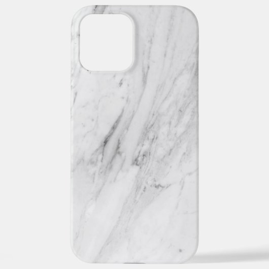 Coque iPhone 12 Pro Max Marbre blanc (Verso)