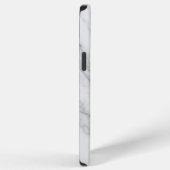 Coque iPhone 12 Pro Max Marbre Blanc (Côté droit)