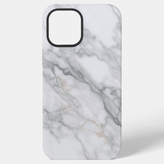 Coque iPhone 12 Pro Max Marbre Blanc (Verso)