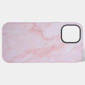 Coque iPhone 12 Pro Max Marbre de texture rose abstrait (Verso Horizontal)