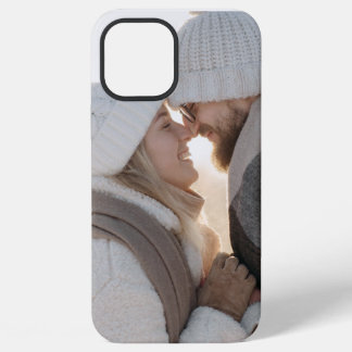 Coque iPhone 12 Pro Max Mariage Moderne Photo Personnalisée