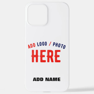 COQUE iPhone 12 PRO MAX MARQUE BLANCHE MODERNE ET PERSONNALISABLE VÉRIFIÉE