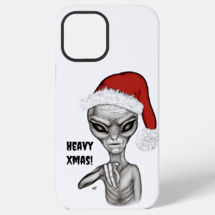 Coque iPhone 12 Pro Max Mauvais Alien, Lourds Noël !