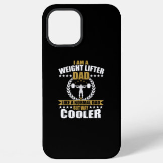 Coque iPhone 12 Pro Max Mens Great Weightlifter Papa Cadeau Papa T-Shirt P
