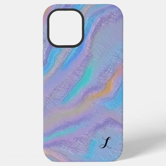 Coque iPhone 12 Pro Max Mezmerizing Iridescence Stone (Verso)