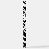 Coque iPhone 12 Pro Max Modèle Zèbre (Côté gauche)