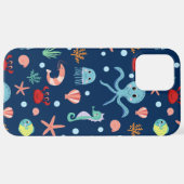 Coque iPhone 12 Pro Max Monde marin (Retour horizontal)
