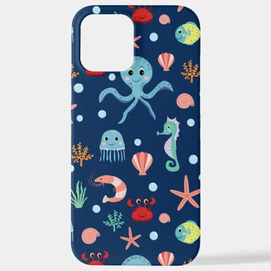 Coque iPhone 12 Pro Max Monde marin (Verso)